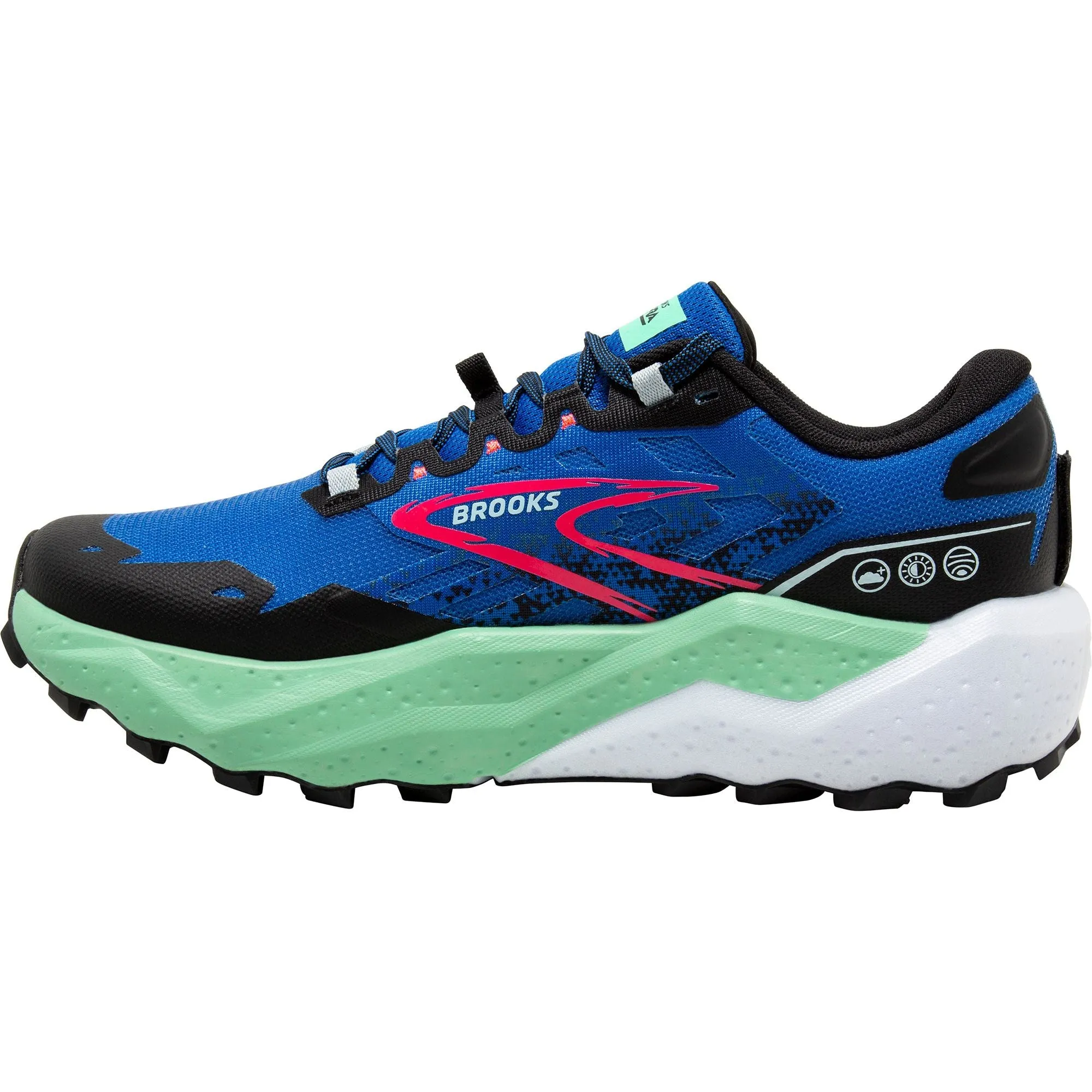 Brooks Caldera 7 Mens Trail Running Shoes - Blue