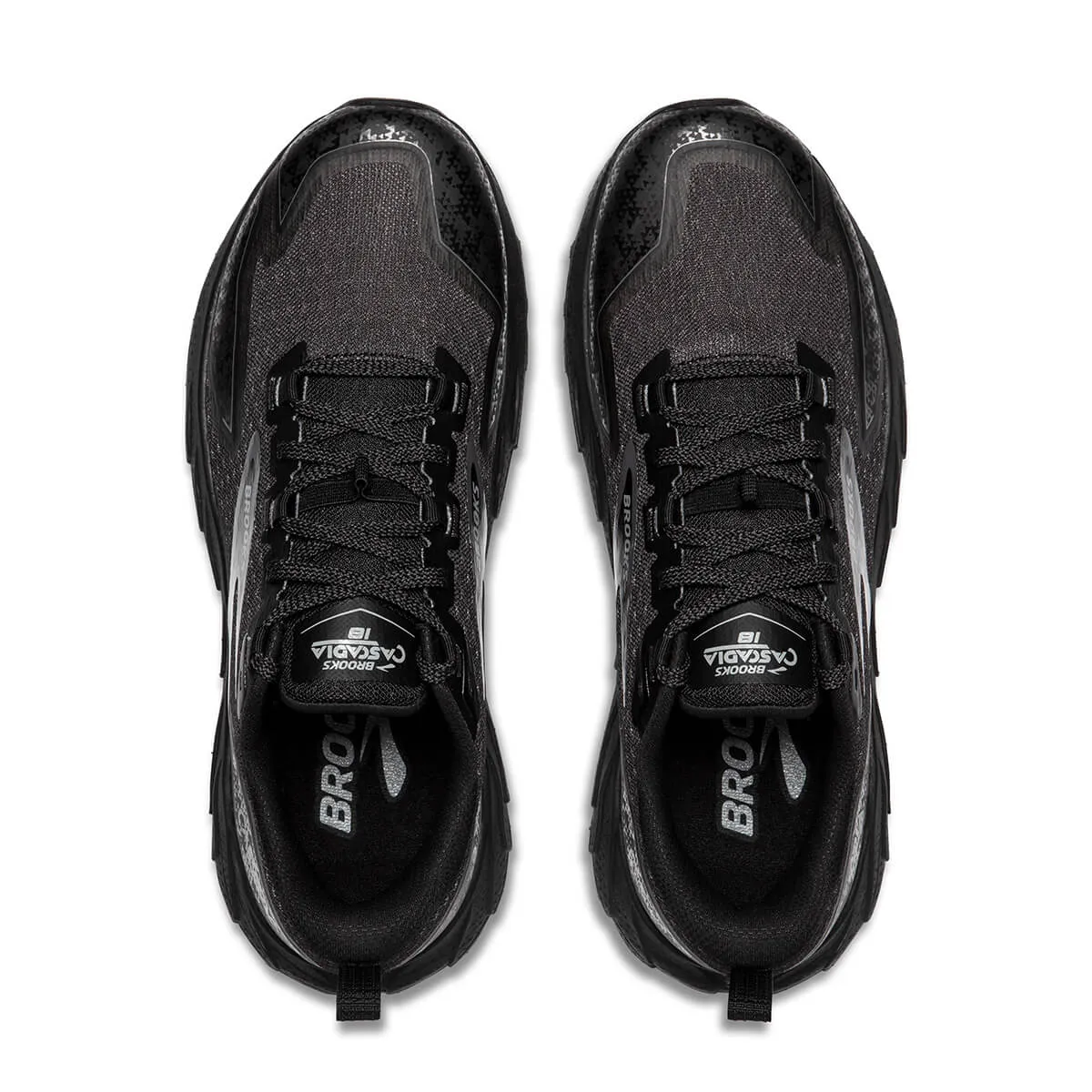 Brooks Cascadia 18 Mens | Black/blackened Pearl/grey