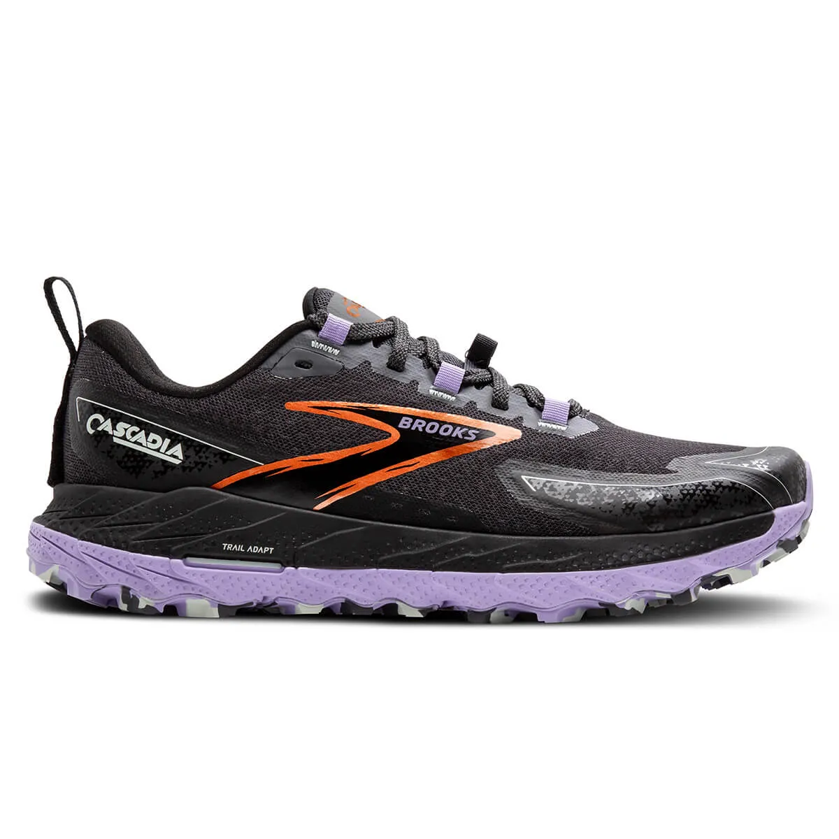 Brooks Cascadia 18 Womens | Ebony/sweet Lavender/copper