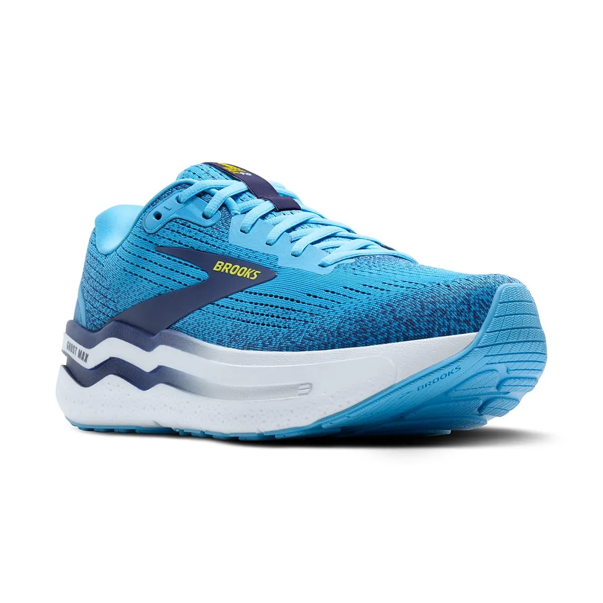 Brooks Ghost Max 2 Mens | Bonnie Blue/blue Ribbon/yellow