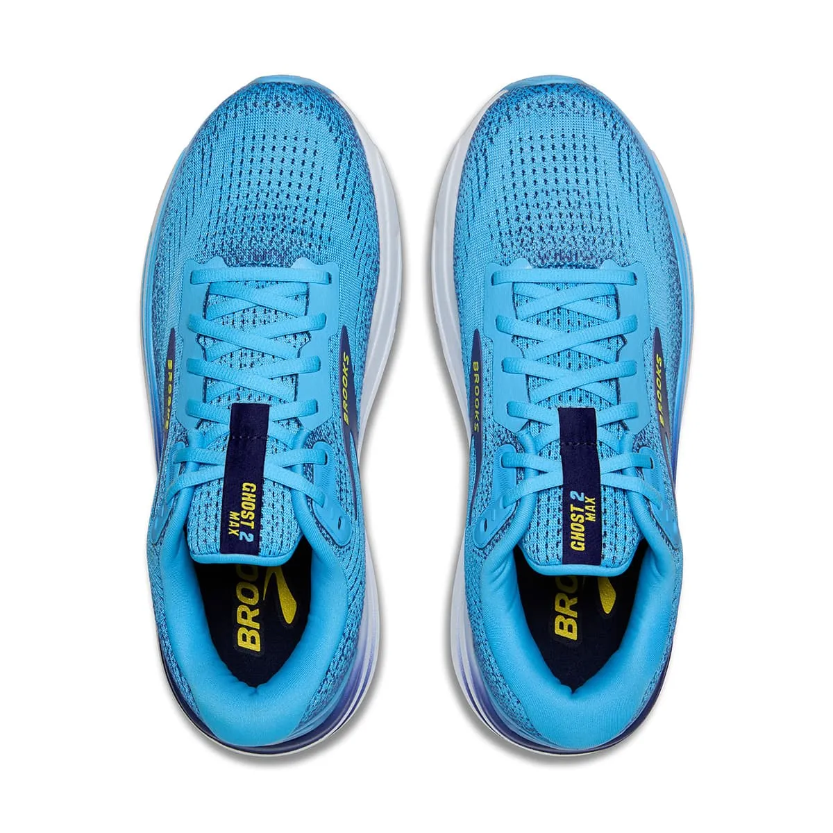 Brooks Ghost Max 2 Mens | Bonnie Blue/blue Ribbon/yellow