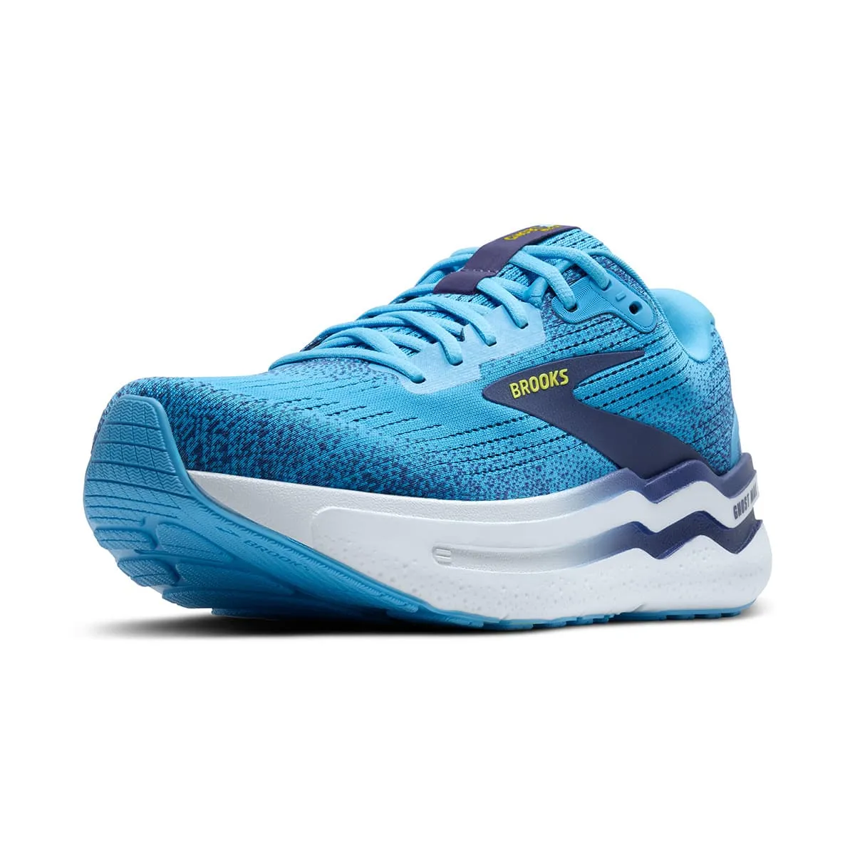 Brooks Ghost Max 2 Mens | Bonnie Blue/blue Ribbon/yellow