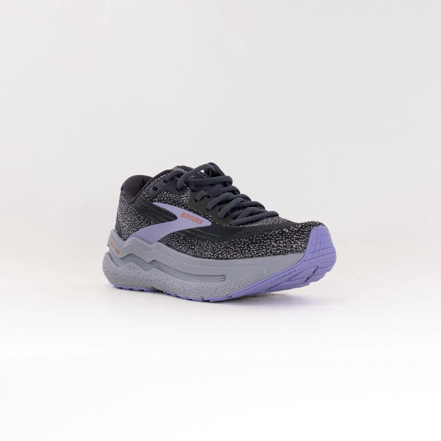 Brooks Ghost Max 2 (Women's) - Ebony/Sweet Lavender/Alloy