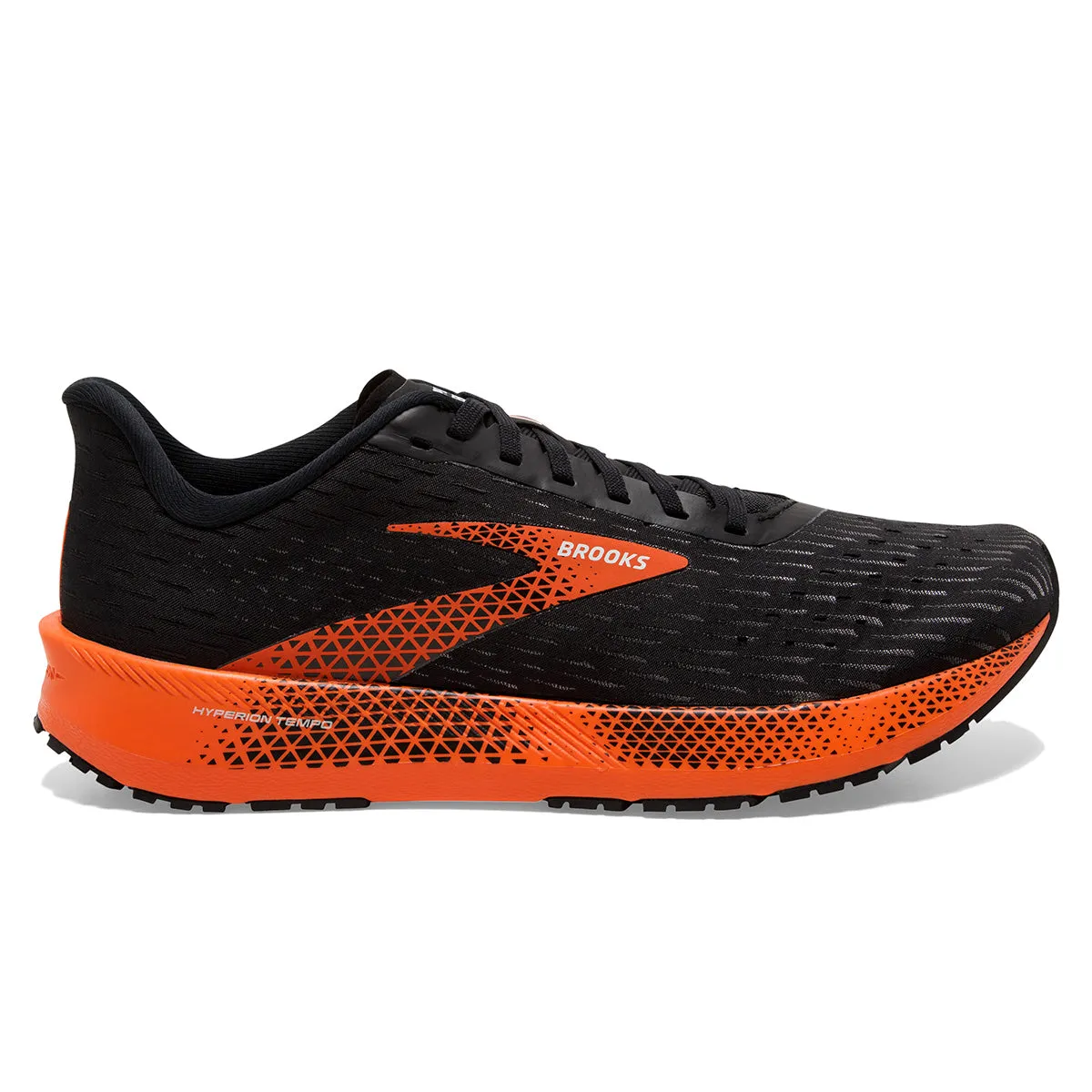 Brooks Hyperion Tempo Mens | Black/flame/grey