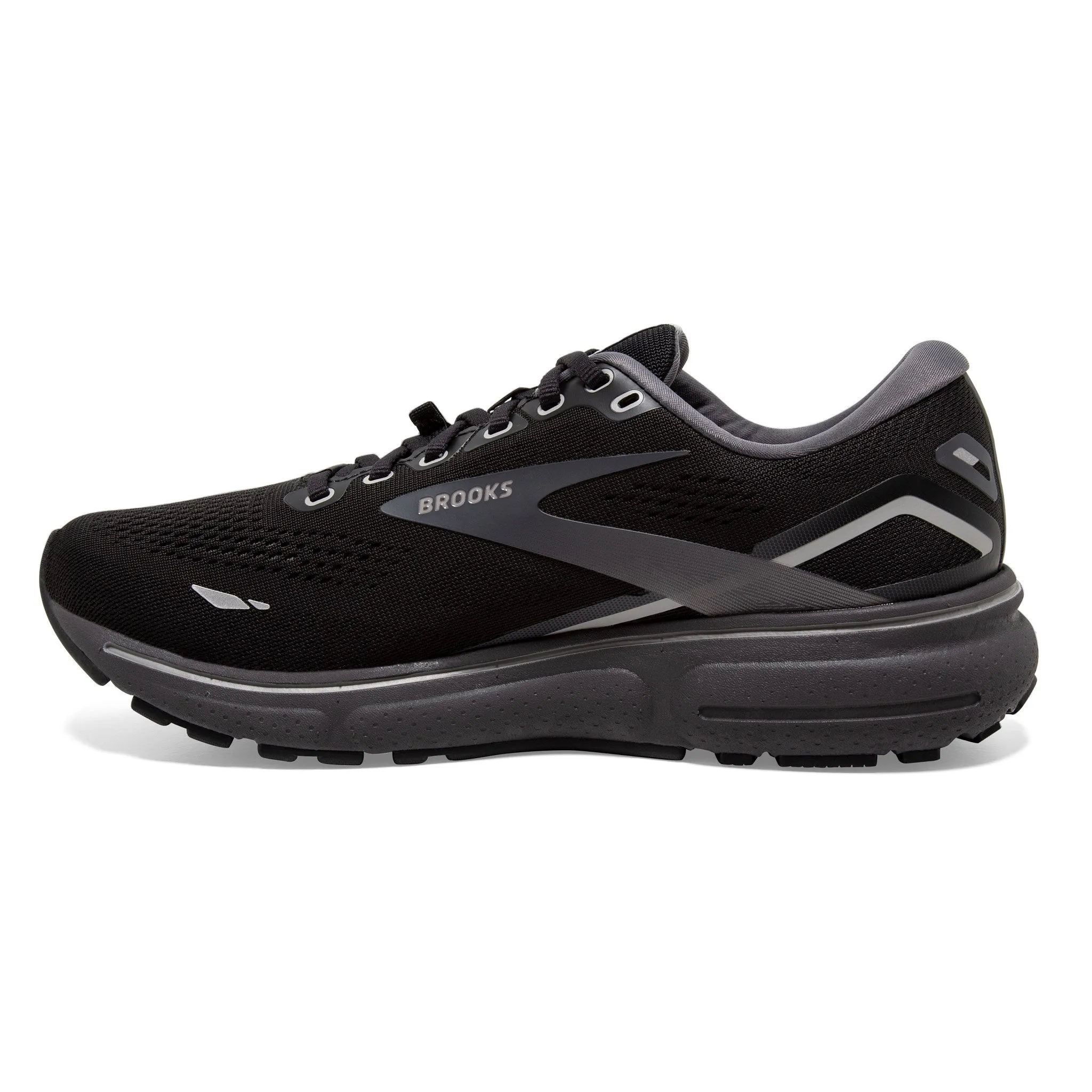 Brooks Men's Ghost 15 GORE-TEX Running Shoes Black / Blackened Pearl / Alloy