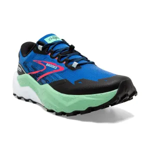 Brooks Mens Trainer Caldera 7 Victoria Blue/Black/Spring Bud