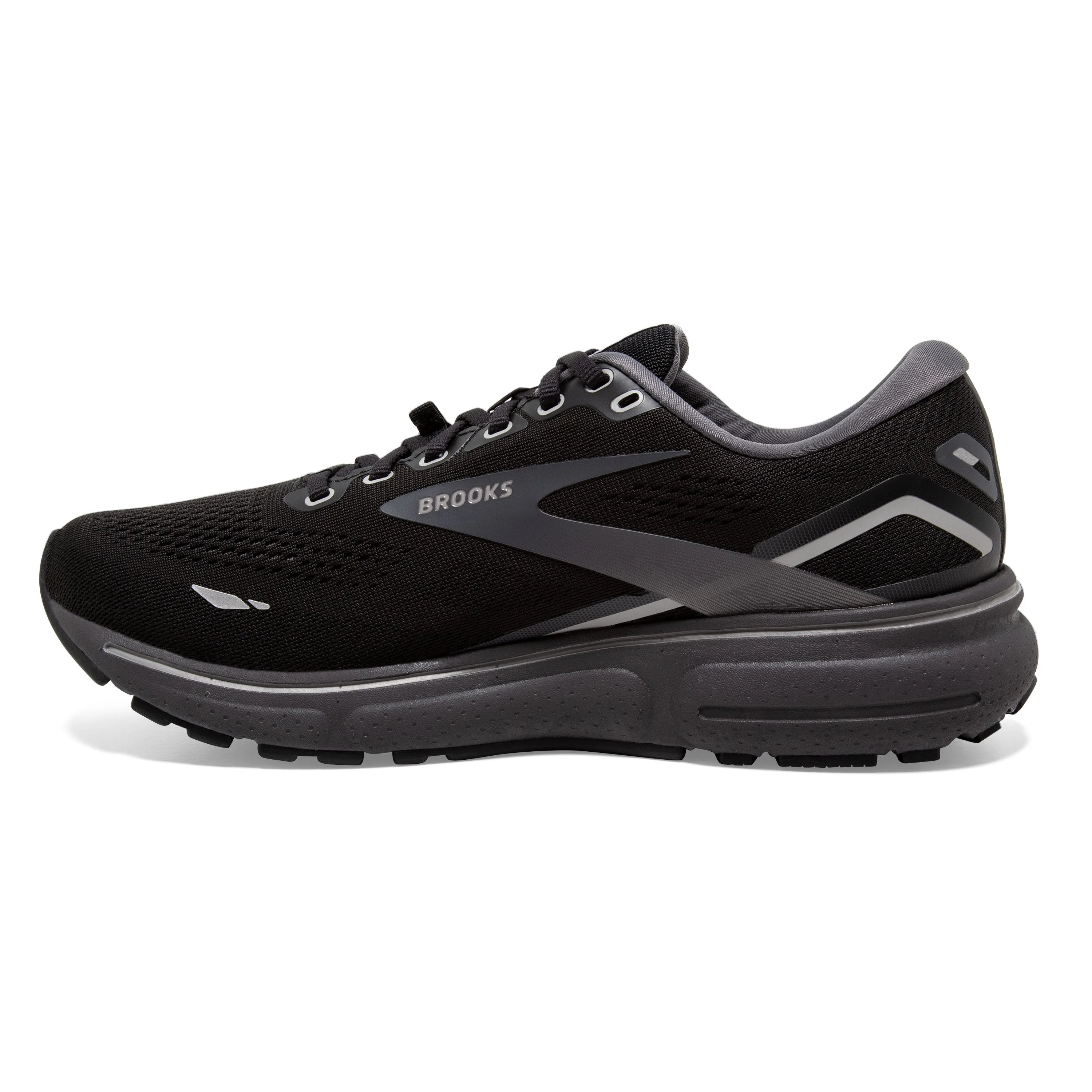 Brooks Mens Trainer Ghost 15 GTX Black/Blackened Pearl/Alloy