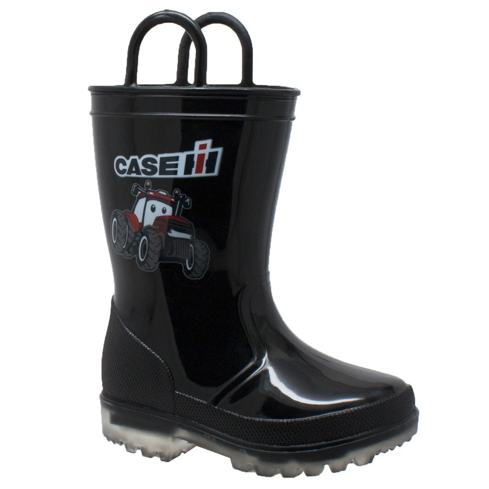 Case IH Children's PVC Boot with Light-Up Outsole Black