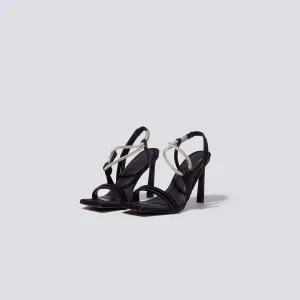 Cassie Strappy Crystal Sandal