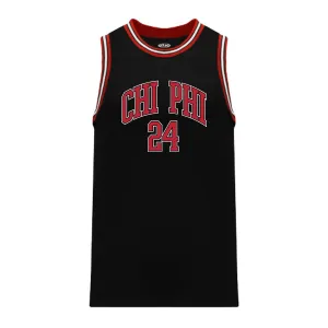 Chi Phi Black Basketball Jersey