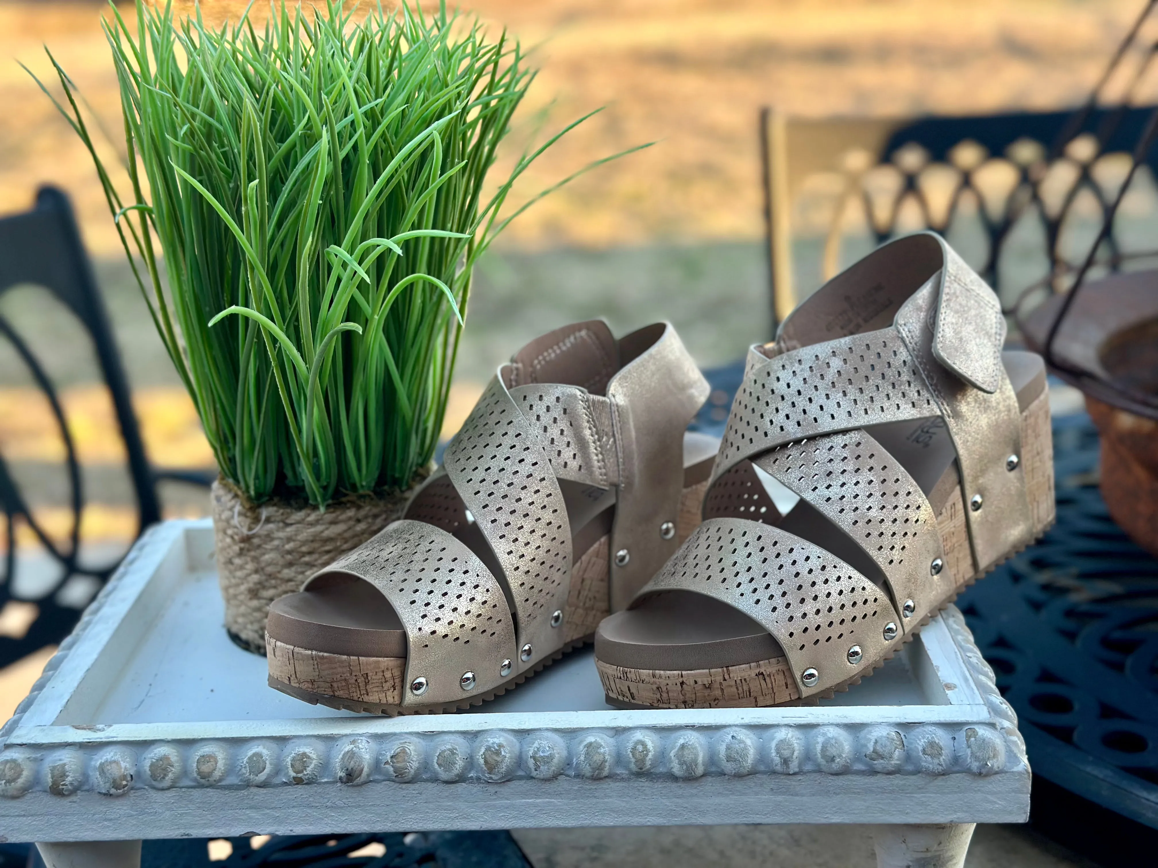 Corky's Gold Guilty Pleasure Sandals