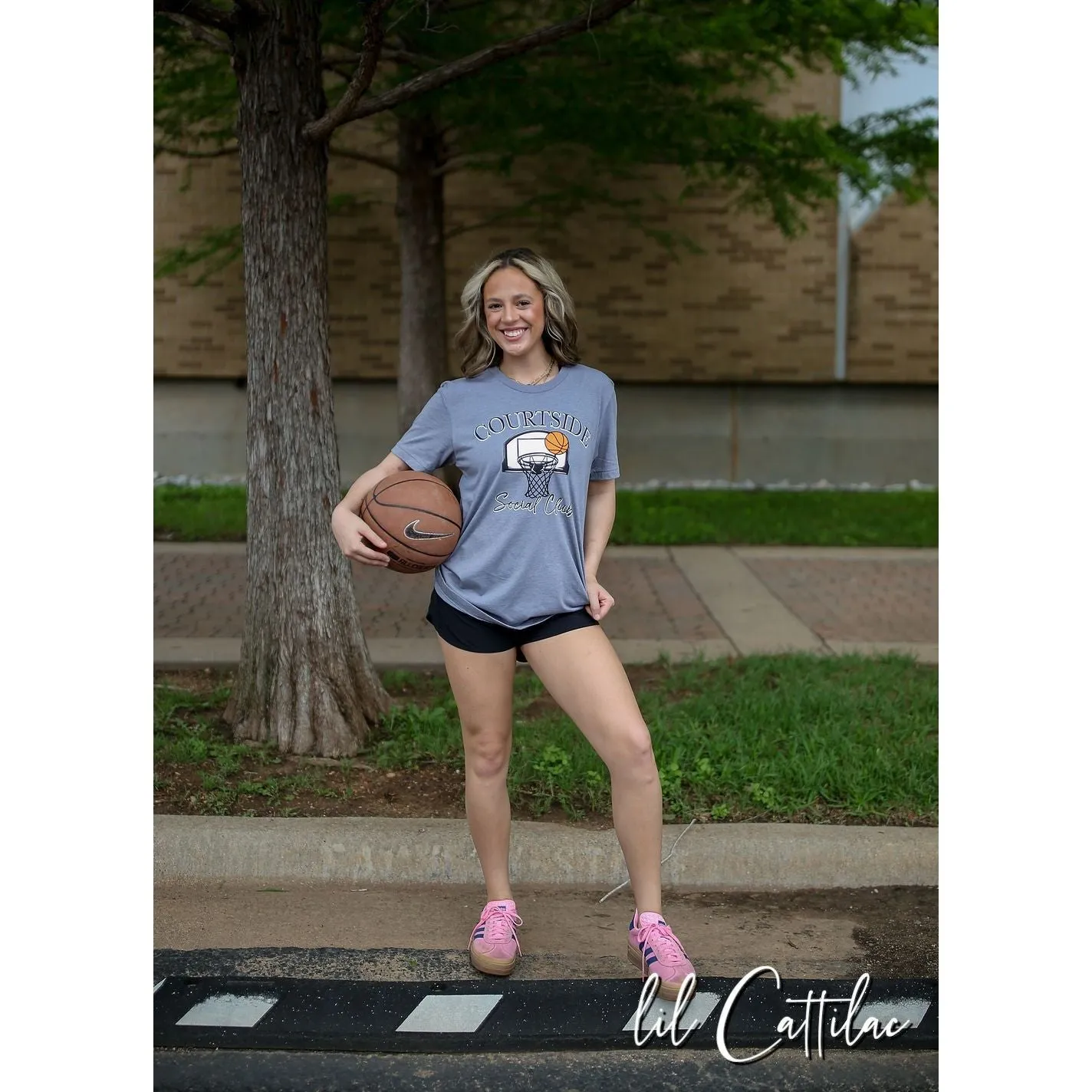 Courtside Social Club - Basketball Tee