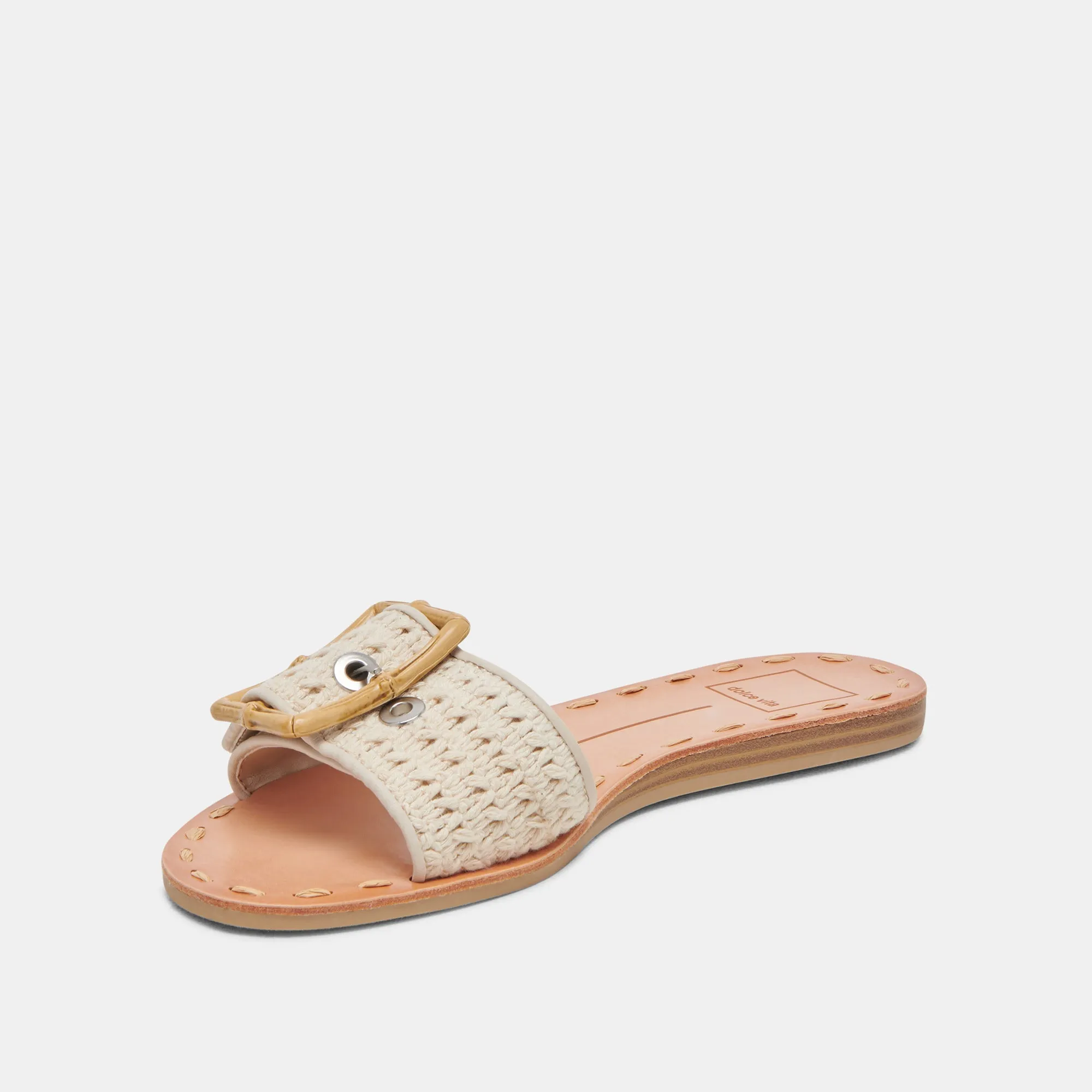 DASA WIDE SANDALS SANDSTONE KNIT