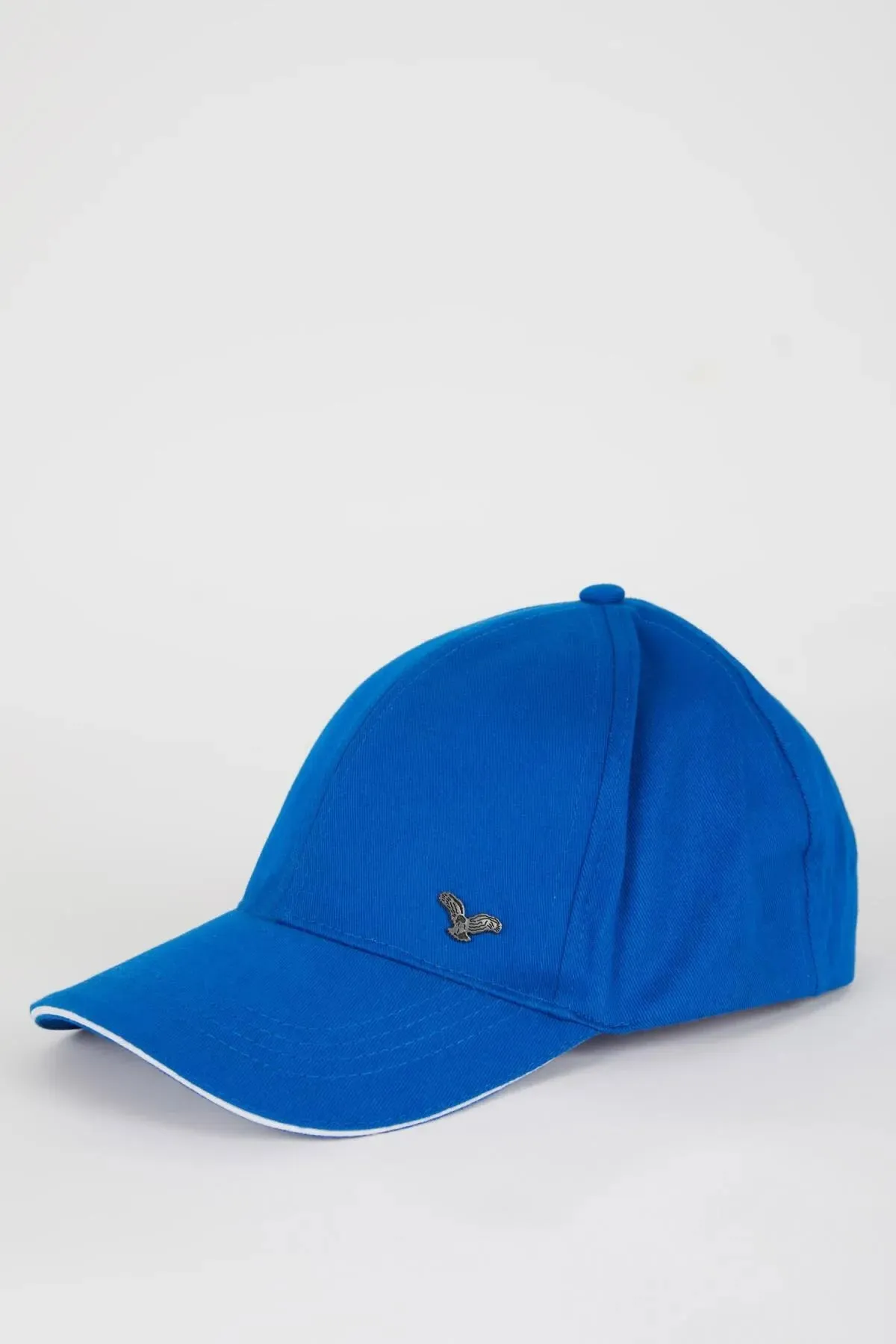 Defacto Men's Blue Baseball Basketball Hat