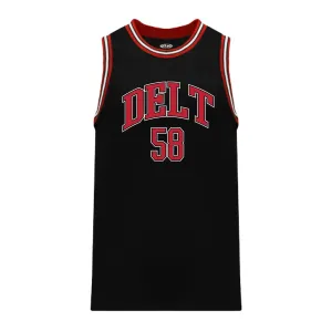 Delt Black Basketball Jersey