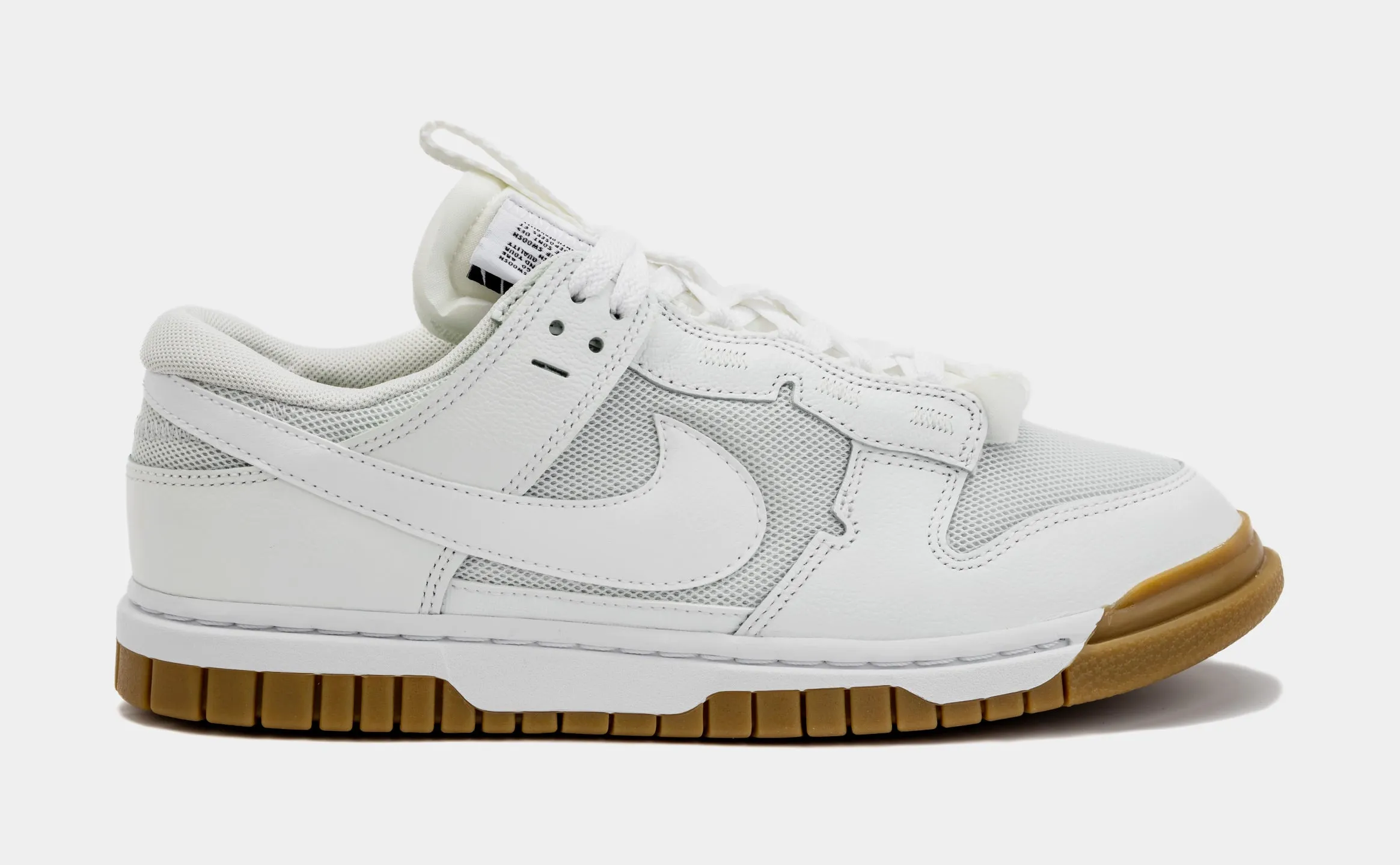 Dunk Low Remastered White Gum Mens Lifestyle Shoes (White)