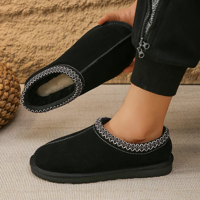 Ethnic Style Thin-soled Cotton Snow Boots