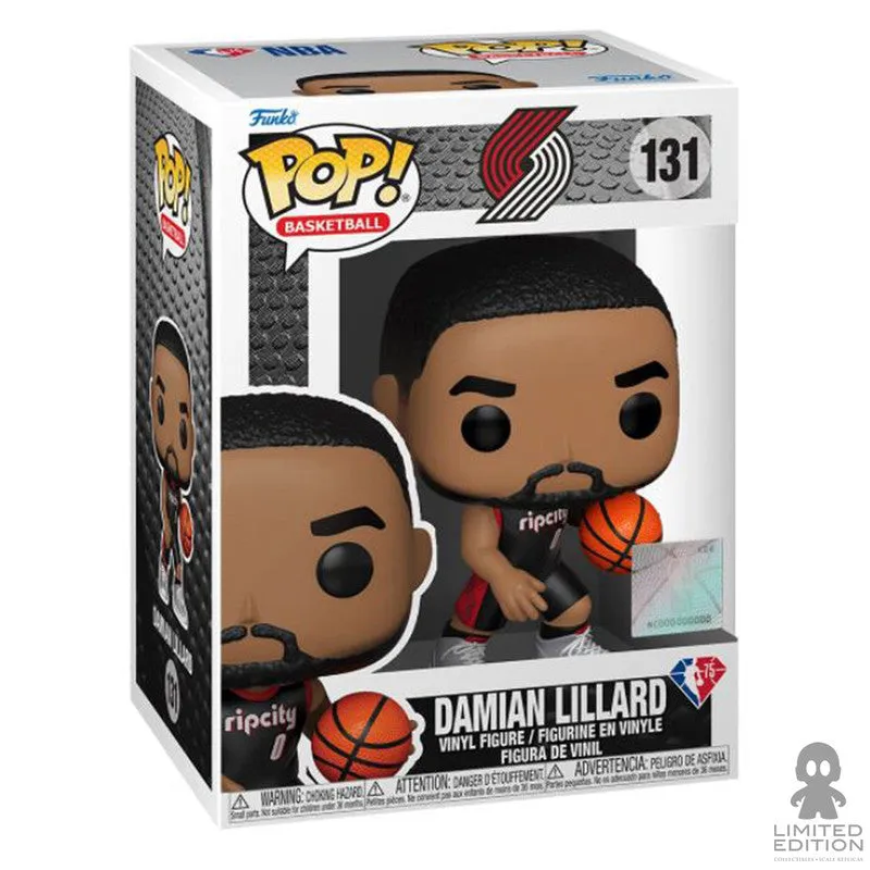 Funko Pop Damian Lillard 131 Portland Trail Blazers NBA