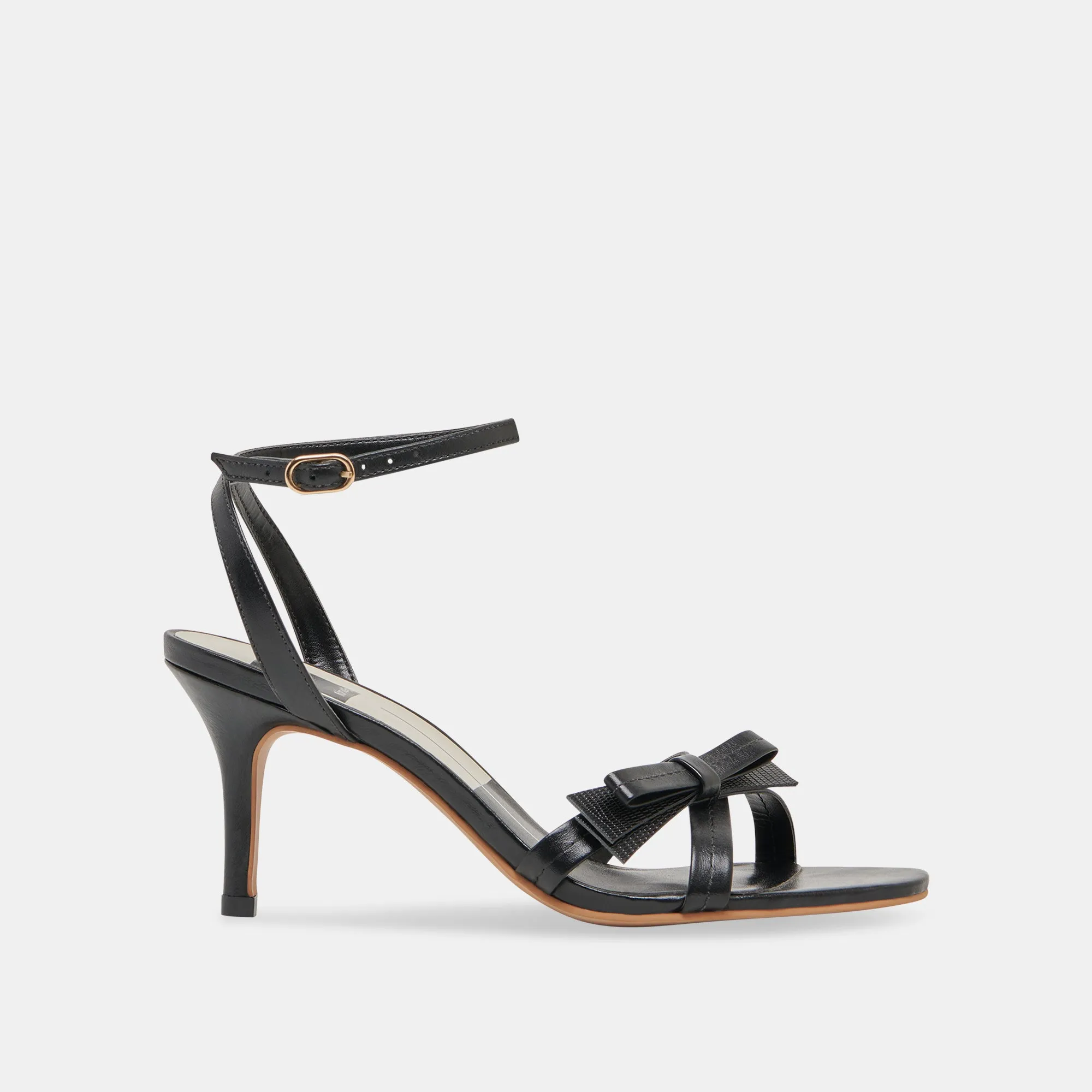 GALOR HEELS BLACK LEATHER