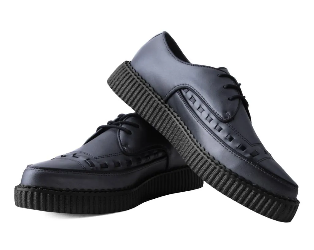 Gunmetal TUKskin™ Lace Up Creeper