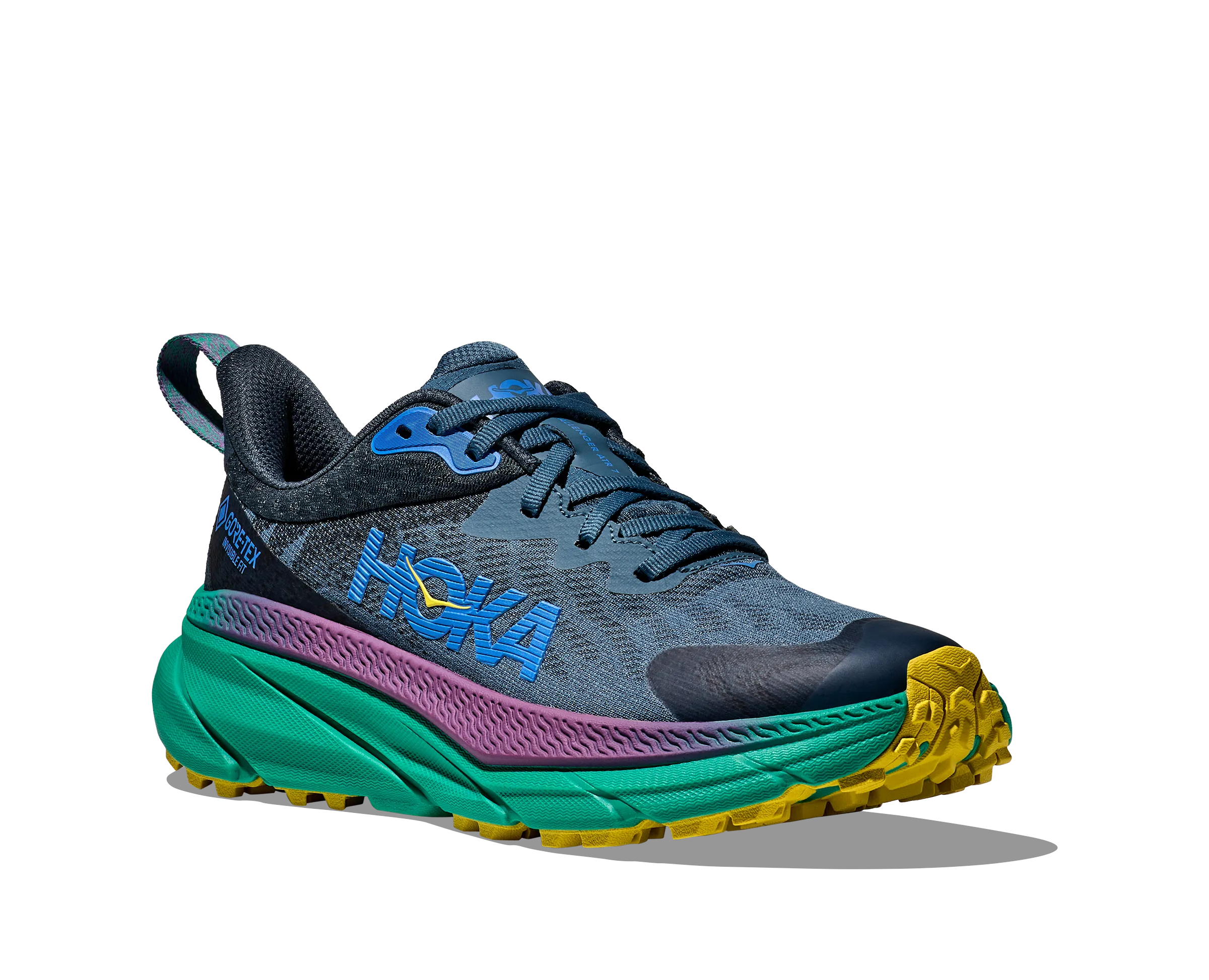 Hoka Mens Trainer Challenger ATR 7 GTX Real Teal/Tech Green