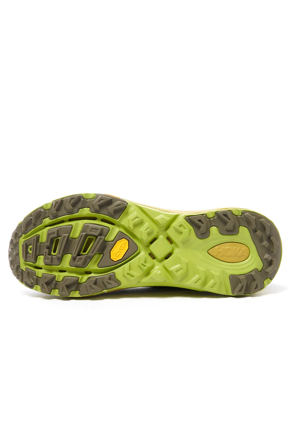 Hoka Unisex Mafate Speed 2 Trainers - Dark Olive / Golden Lichen