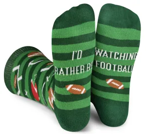 I'd Rather Be Watching Football Crew Socks