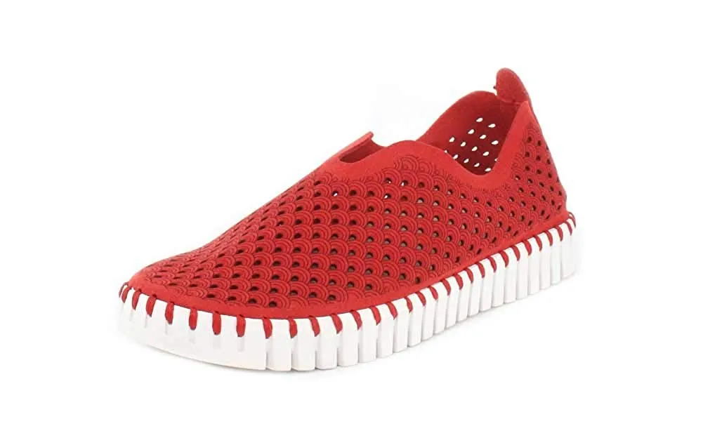 Ilse Jacobsen Tulip 139 Perforated Slip-On Sneaker