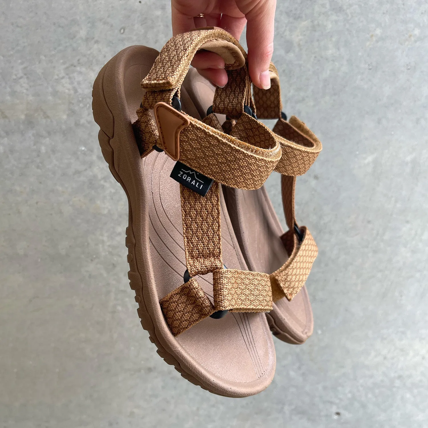 Impeccably Imperfect Trailblazer Sandal Tan