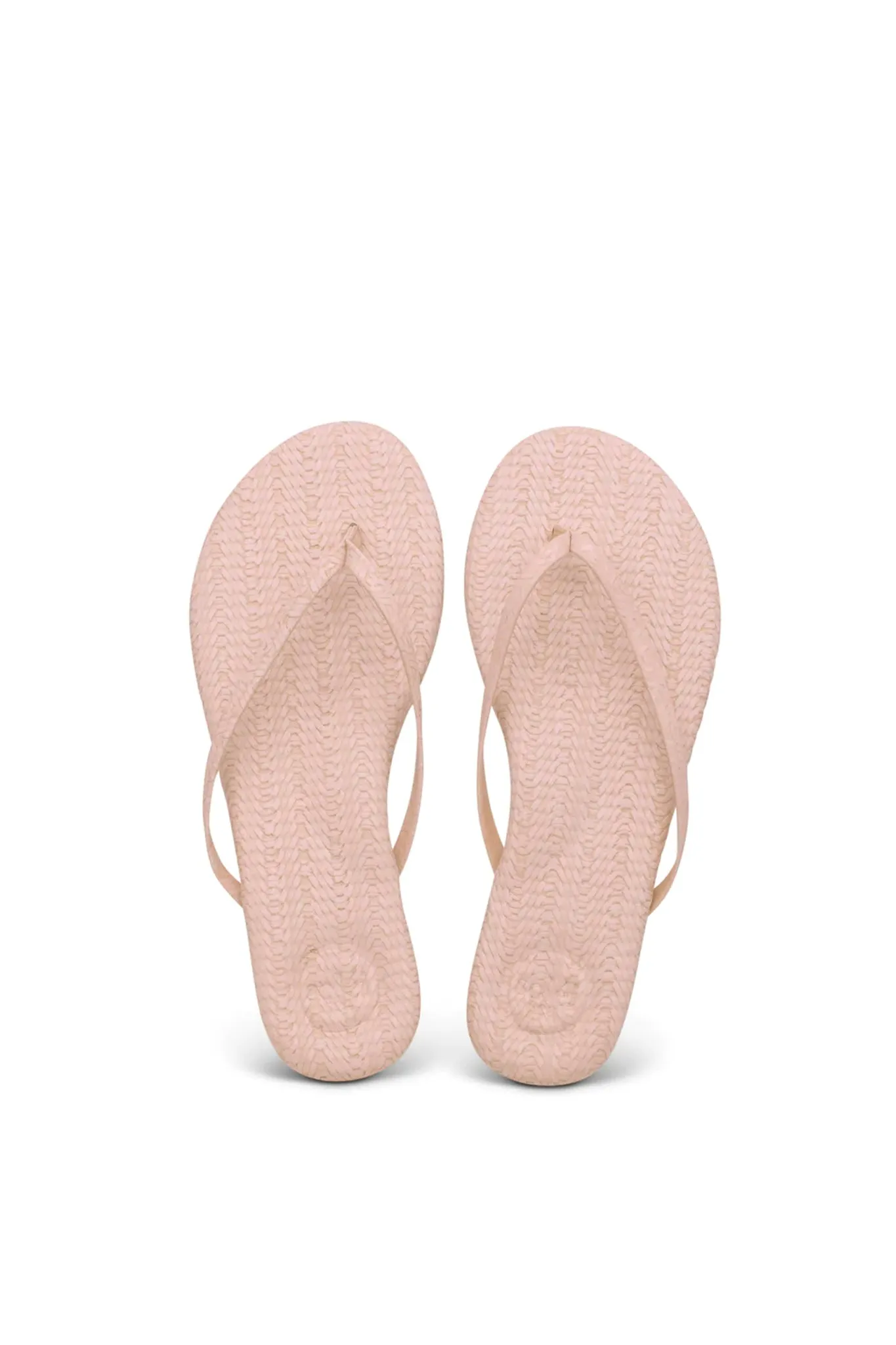 Indie Flip Flops - Off White Weave