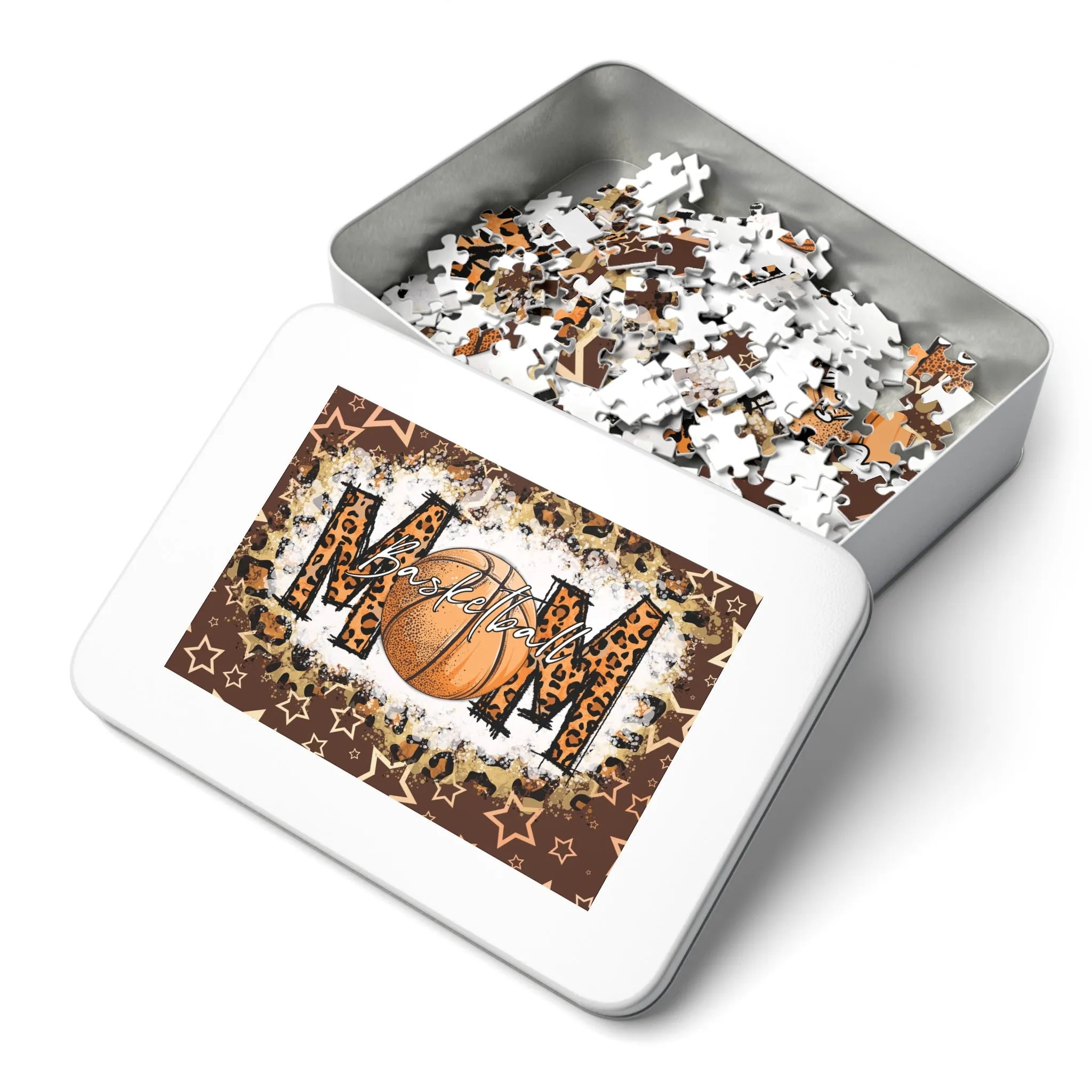 Jigsaw Puzzle in Tin, Basketball Mom, Personalised/Non-Personalised, awd-407 (30, 110, 252, 500,1000-Piece)