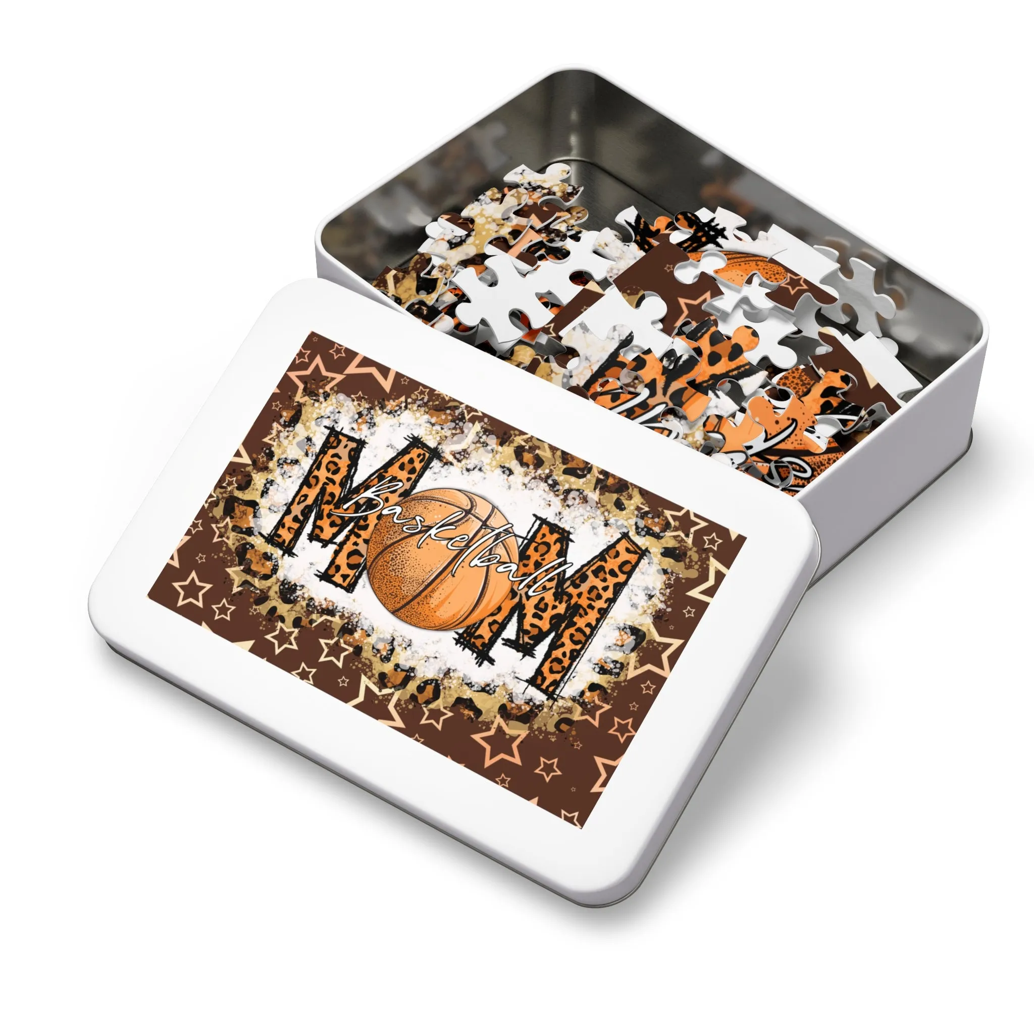 Jigsaw Puzzle in Tin, Basketball Mom, Personalised/Non-Personalised, awd-407 (30, 110, 252, 500,1000-Piece)