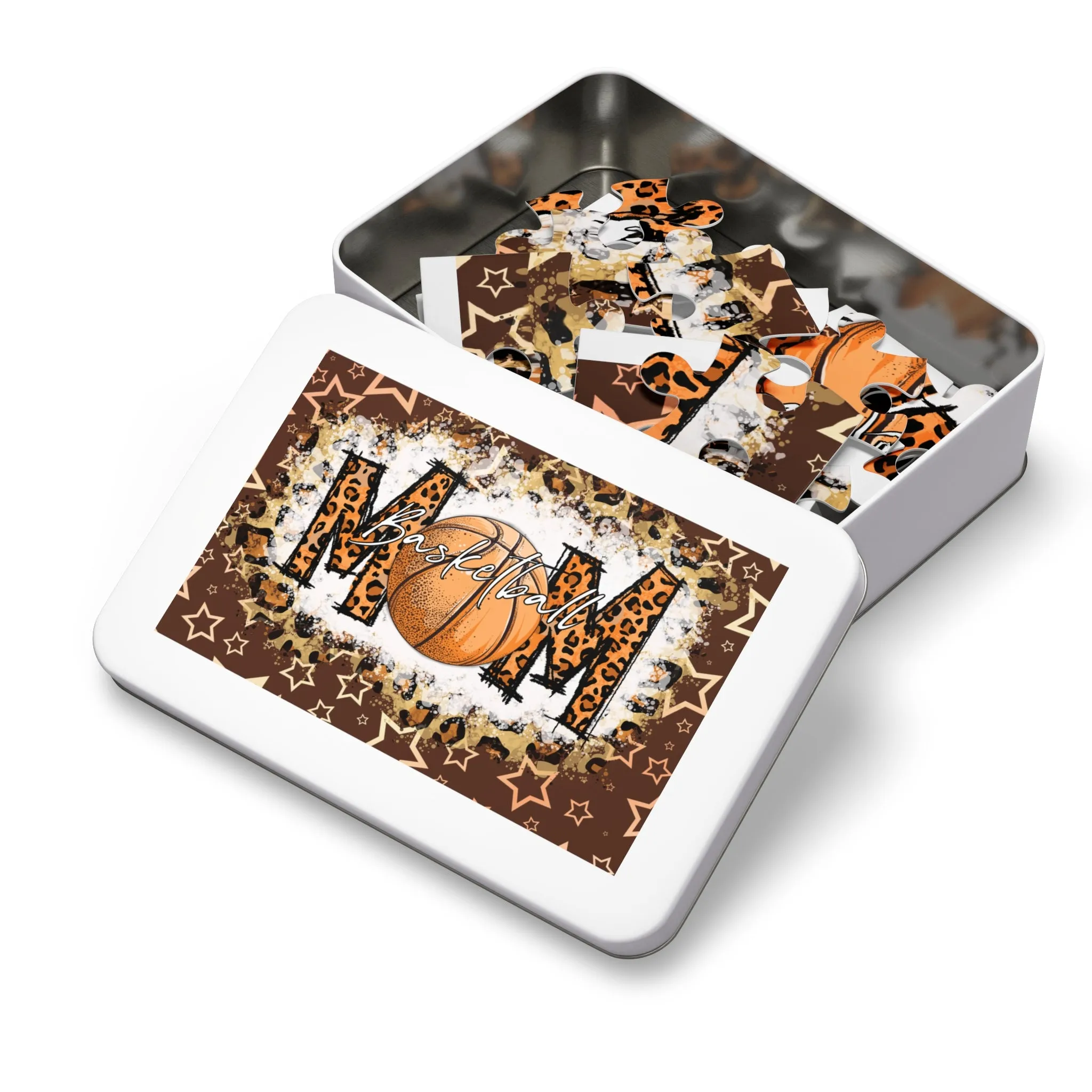 Jigsaw Puzzle in Tin, Basketball Mom, Personalised/Non-Personalised, awd-407 (30, 110, 252, 500,1000-Piece)