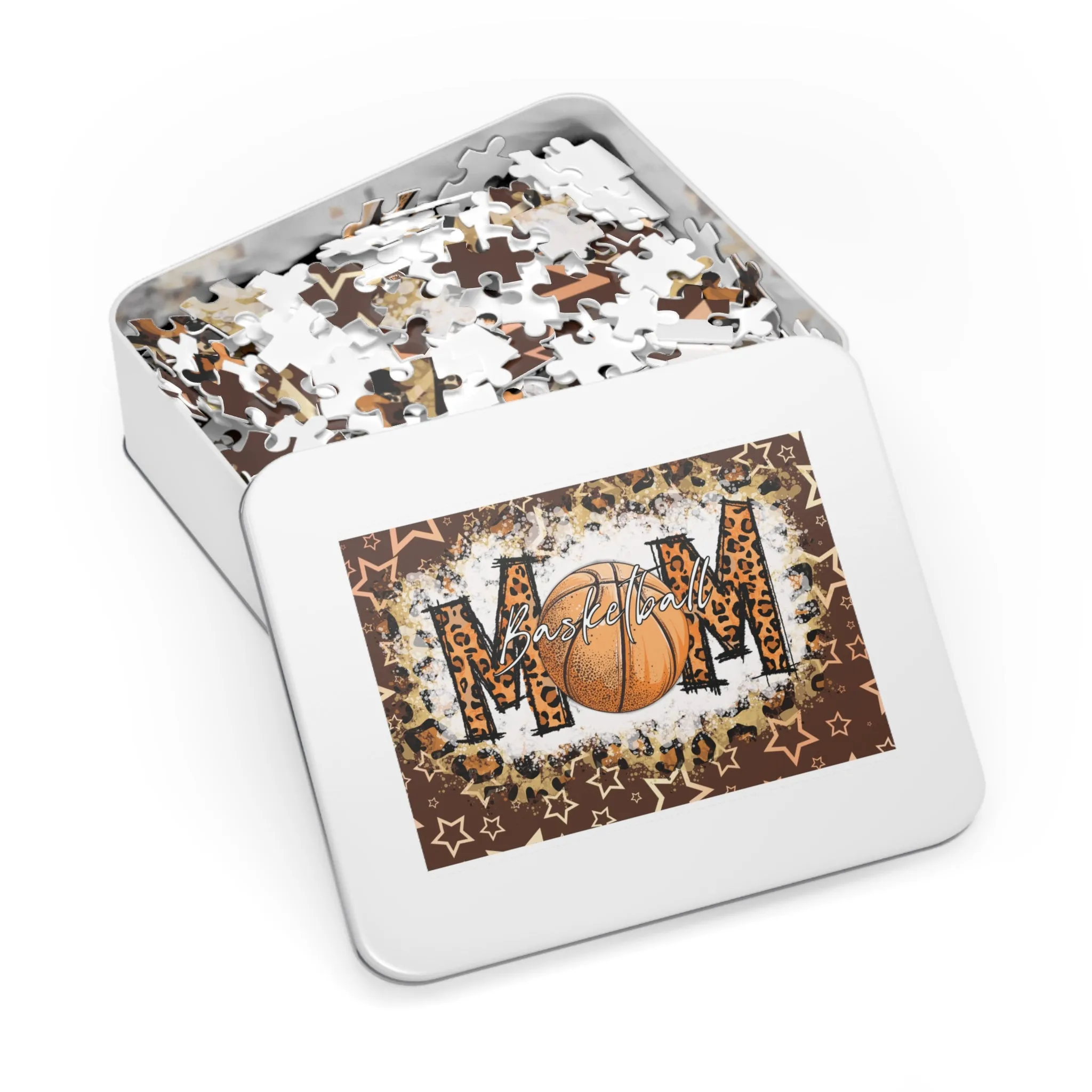 Jigsaw Puzzle in Tin, Basketball Mom, Personalised/Non-Personalised, awd-407 (30, 110, 252, 500,1000-Piece)