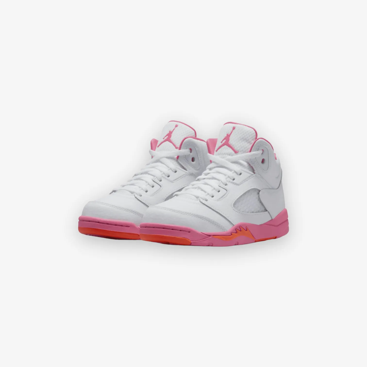 Jordan 5 Retro (PS) White Pinksicle Safety Orange 440893-168