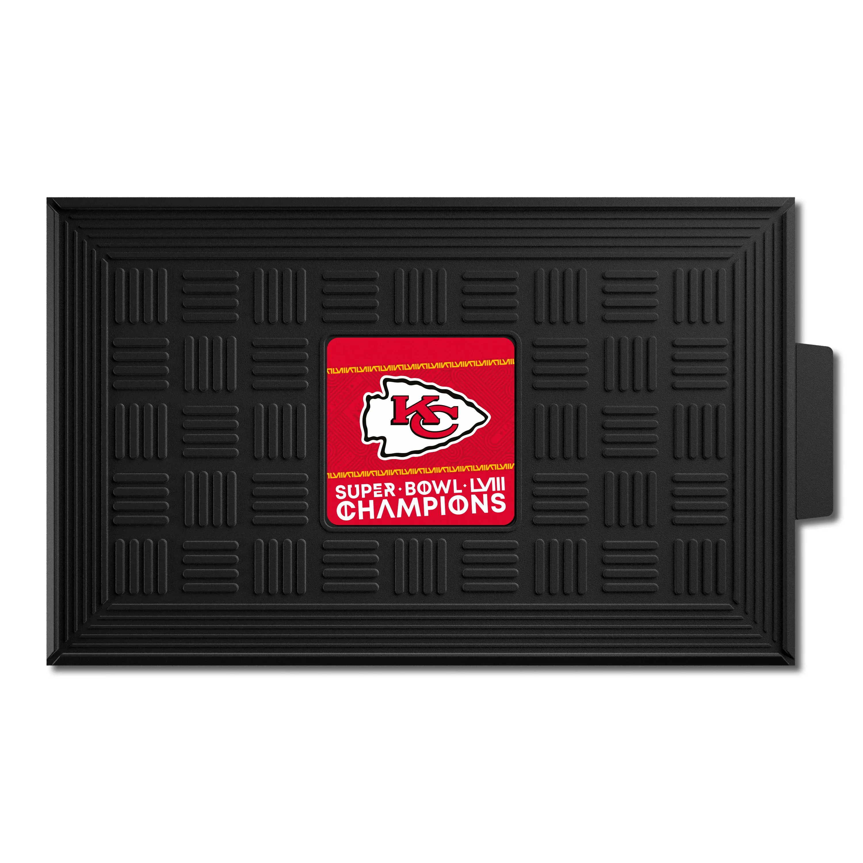 KANSAS CITY CHIEFS SUPER BOWL LVIII CHAMPIONS VINYL DOOR MAT