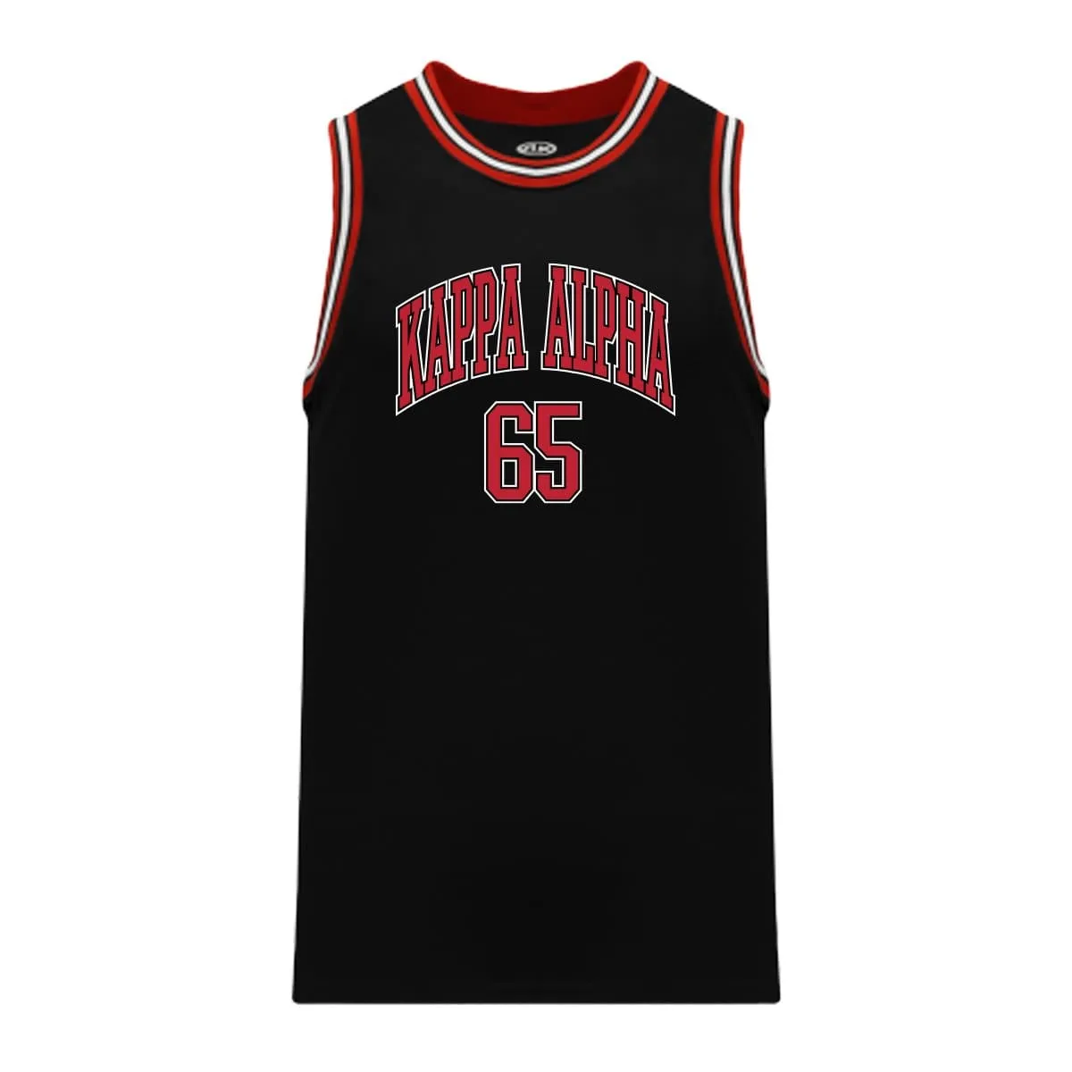 Kappa Alpha Black Basketball Jersey