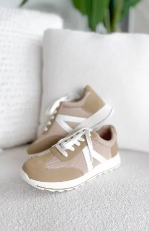 Katie Tan Lace Up MIA Sneakers