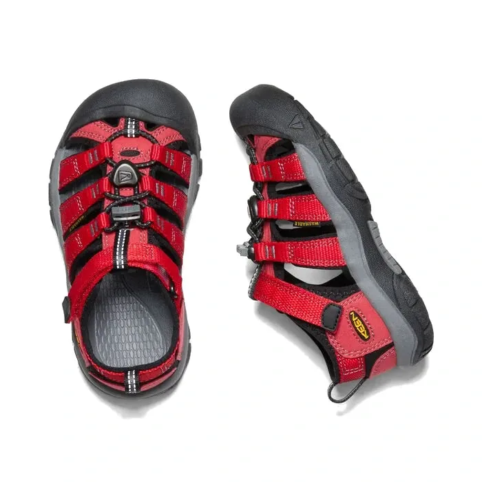 Keen Little Kids' Newport H2 (Sizes 8 - 13) - Ribbon Red/Gargoyle