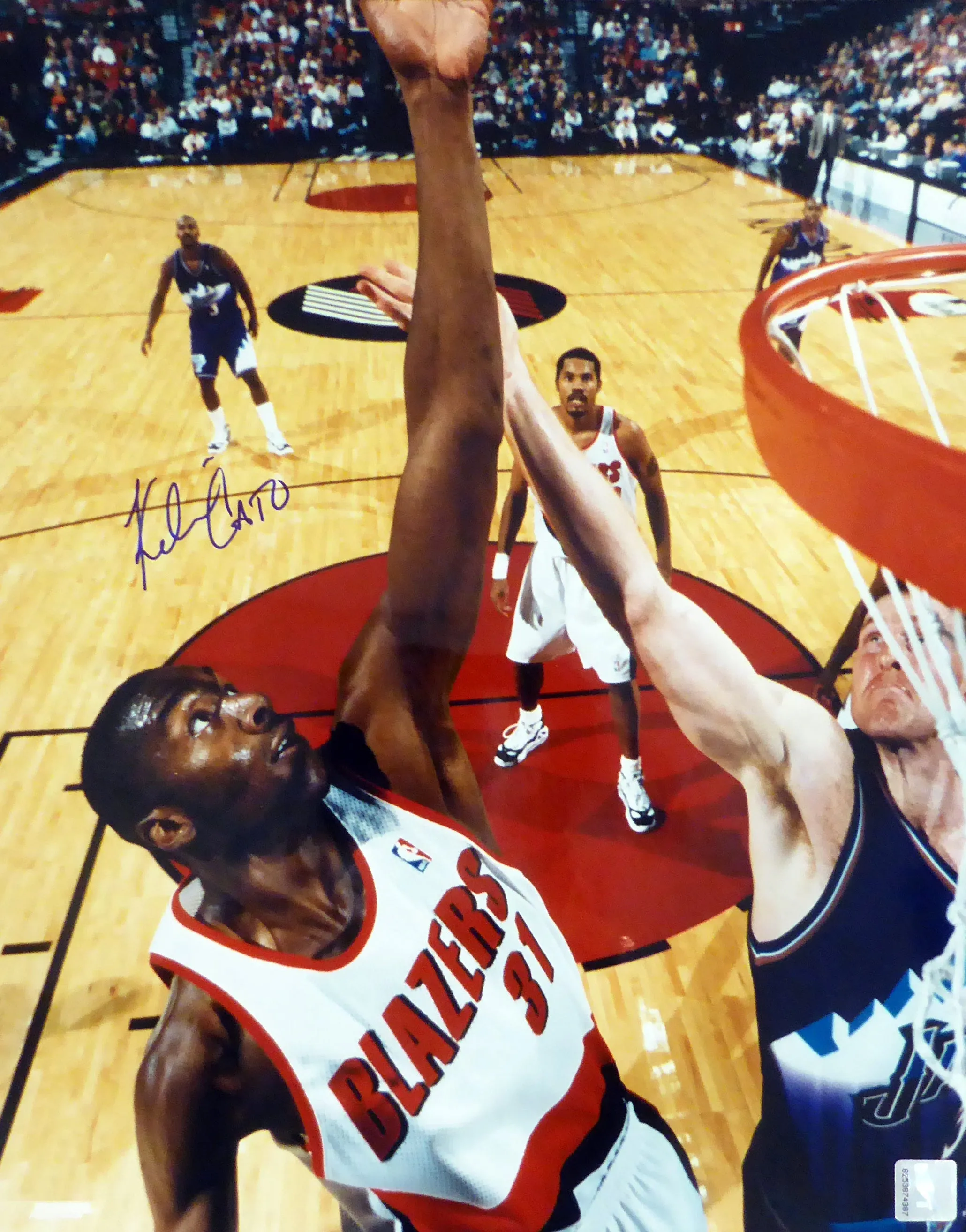 Kevin Cato Autographed 16x20 Photo Portland Trail Blazers SKU #214756