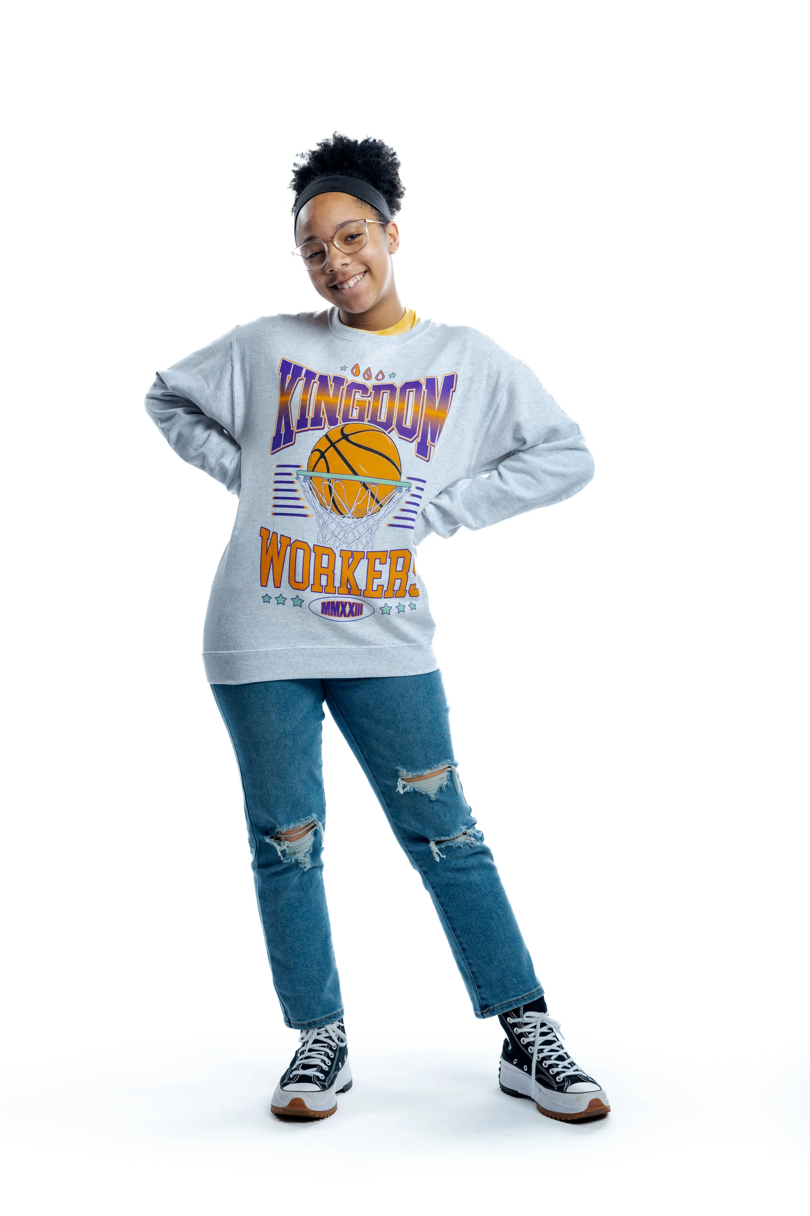 Kingdom Workers Basketball Crewneck