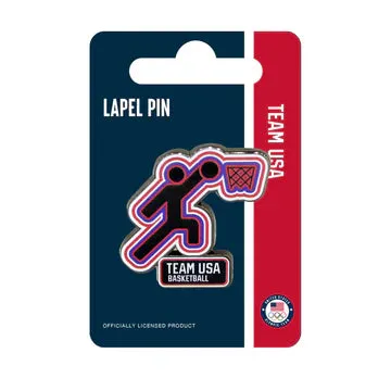 Lapel Pin Pictogram Basketball