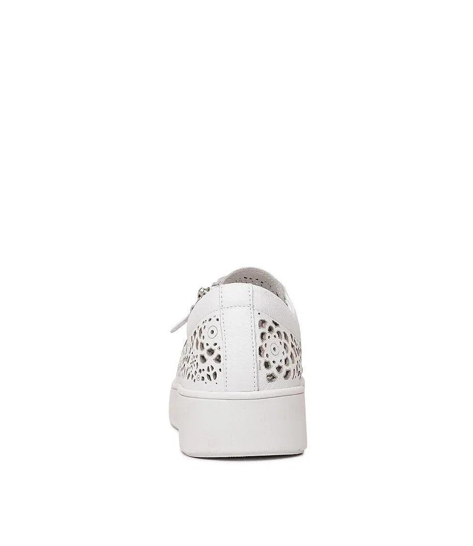 Leitha White Leather Sneakers