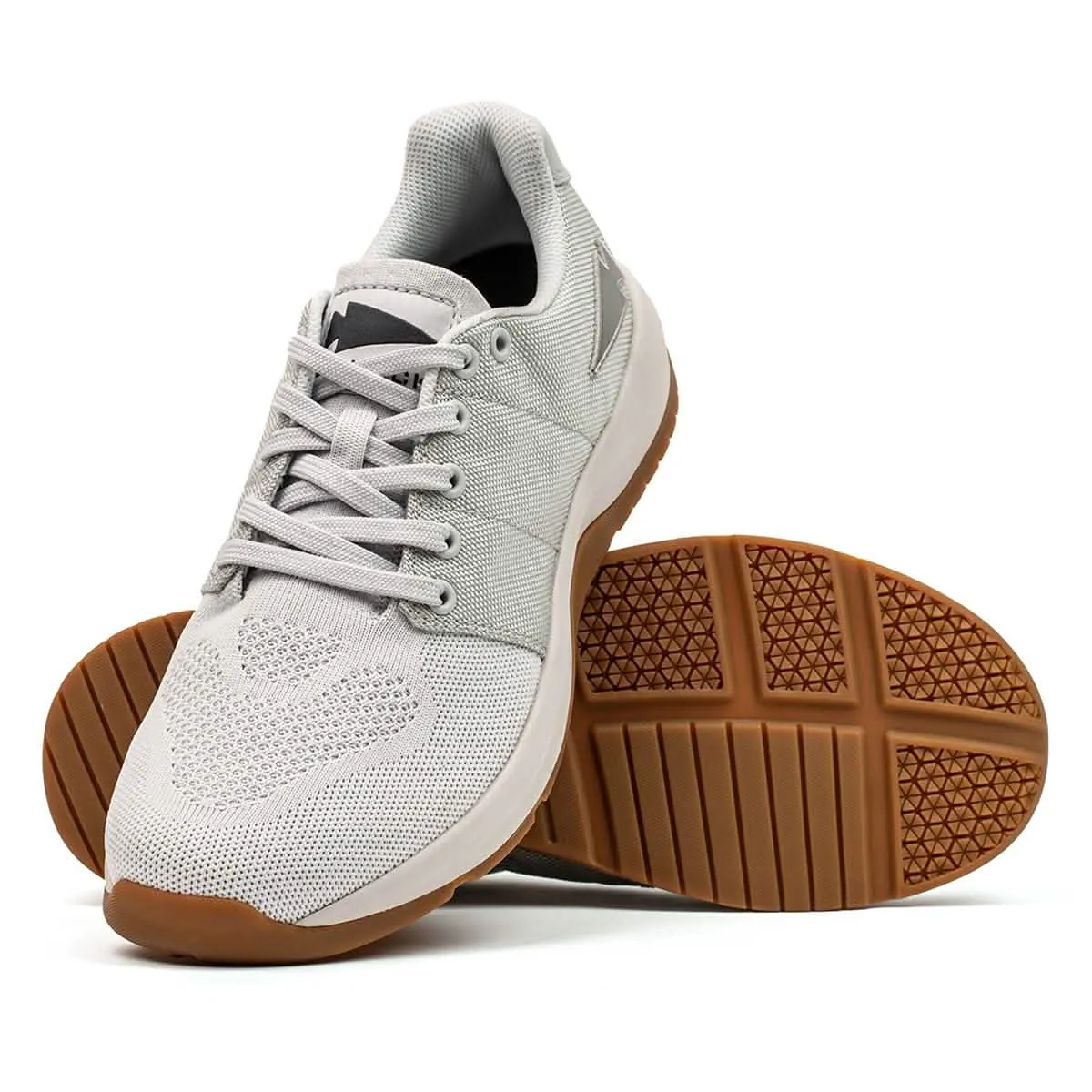 Men's Ballistic Trainers - Lunar Rock   Gum w/ Silver Reflective Spearhead