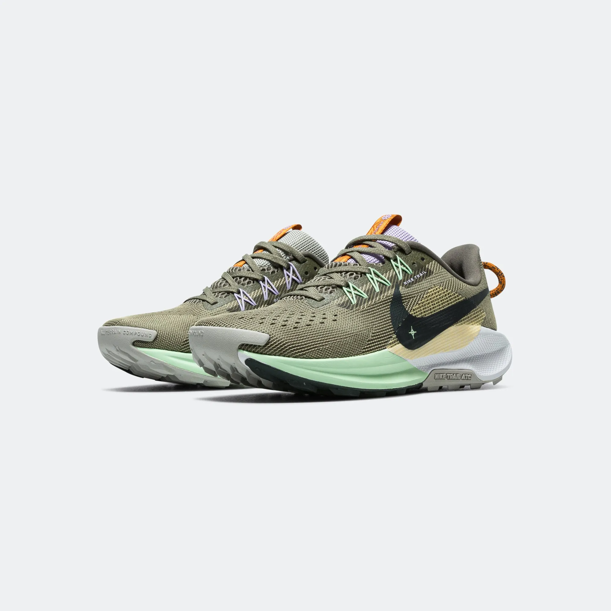 Mens React Pegasus Trail 5 - Medium Olive/Anthracite-Neutral Olive