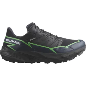 Men's Salomon Thundercross GTX  Black - Green Gecko - Black