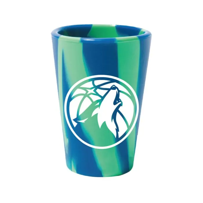 Minnesota Timberwolves 1.5 oz Silicone Shot Glass