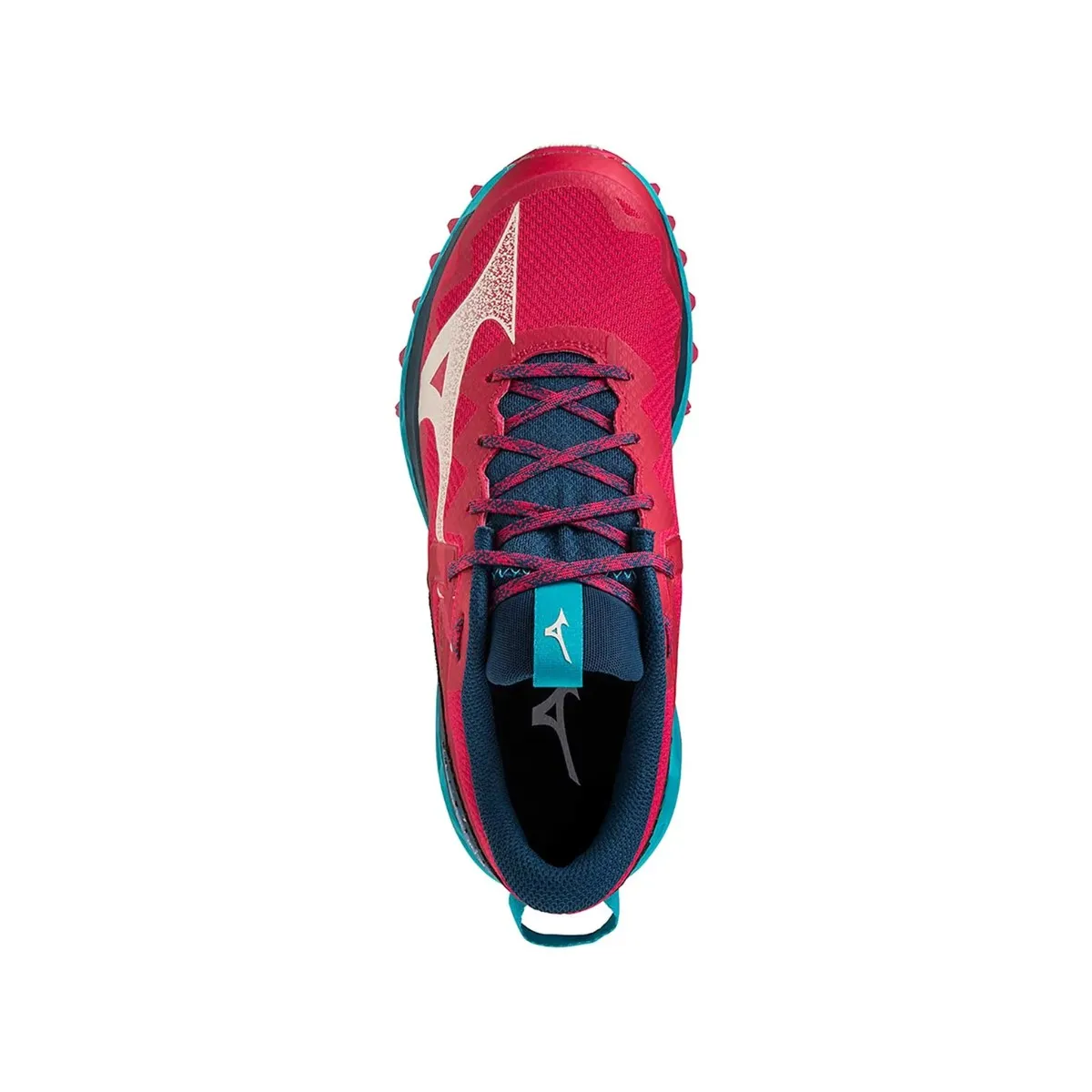 Mizuno Wave Mujin 9 Red Blue Shoes  Women