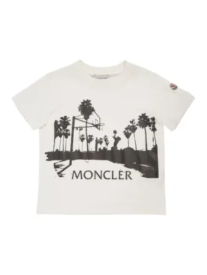 Moncler   Basketball printed cotton t-shirt 