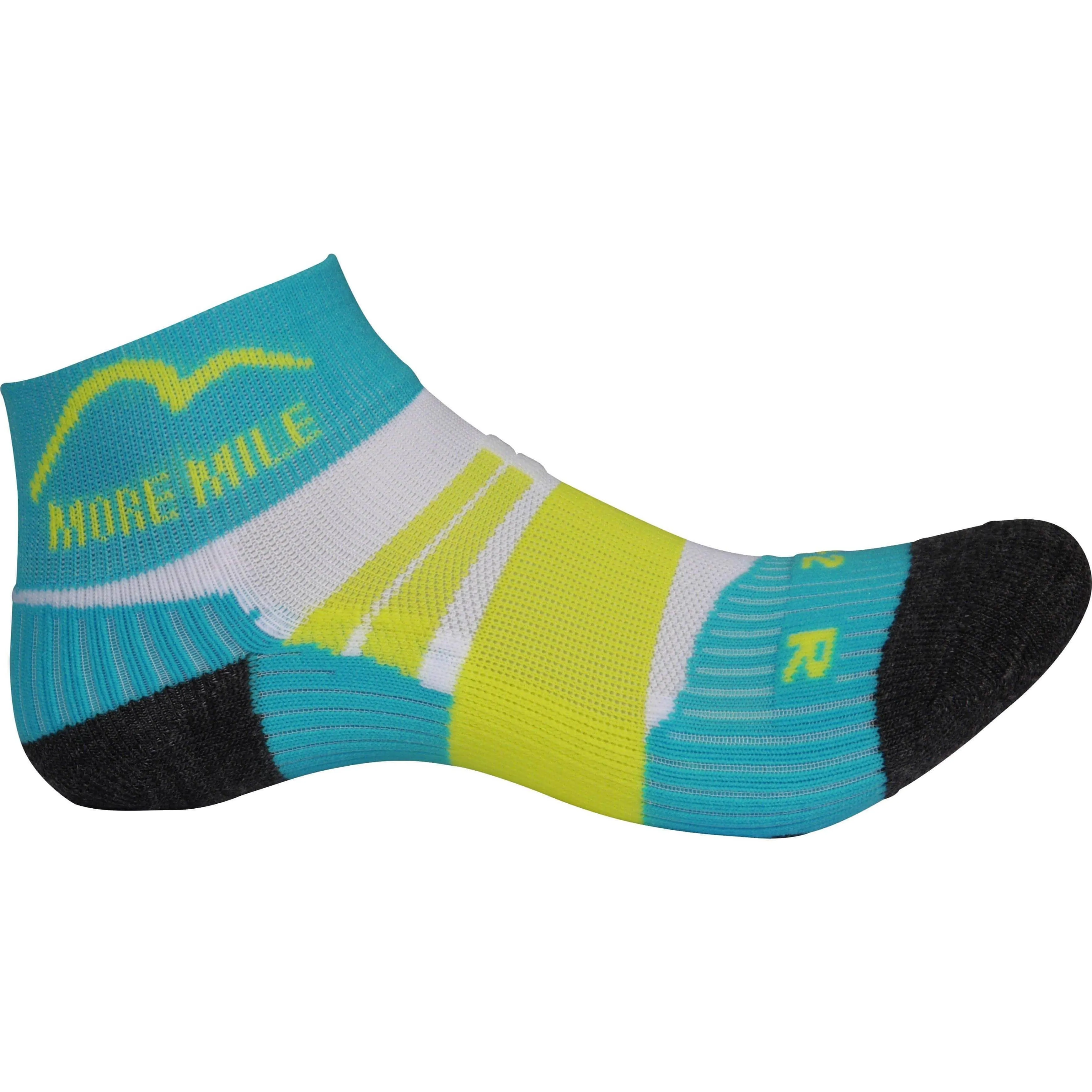 More Mile Endurance (3 Pack) Junior Running Socks - Multi